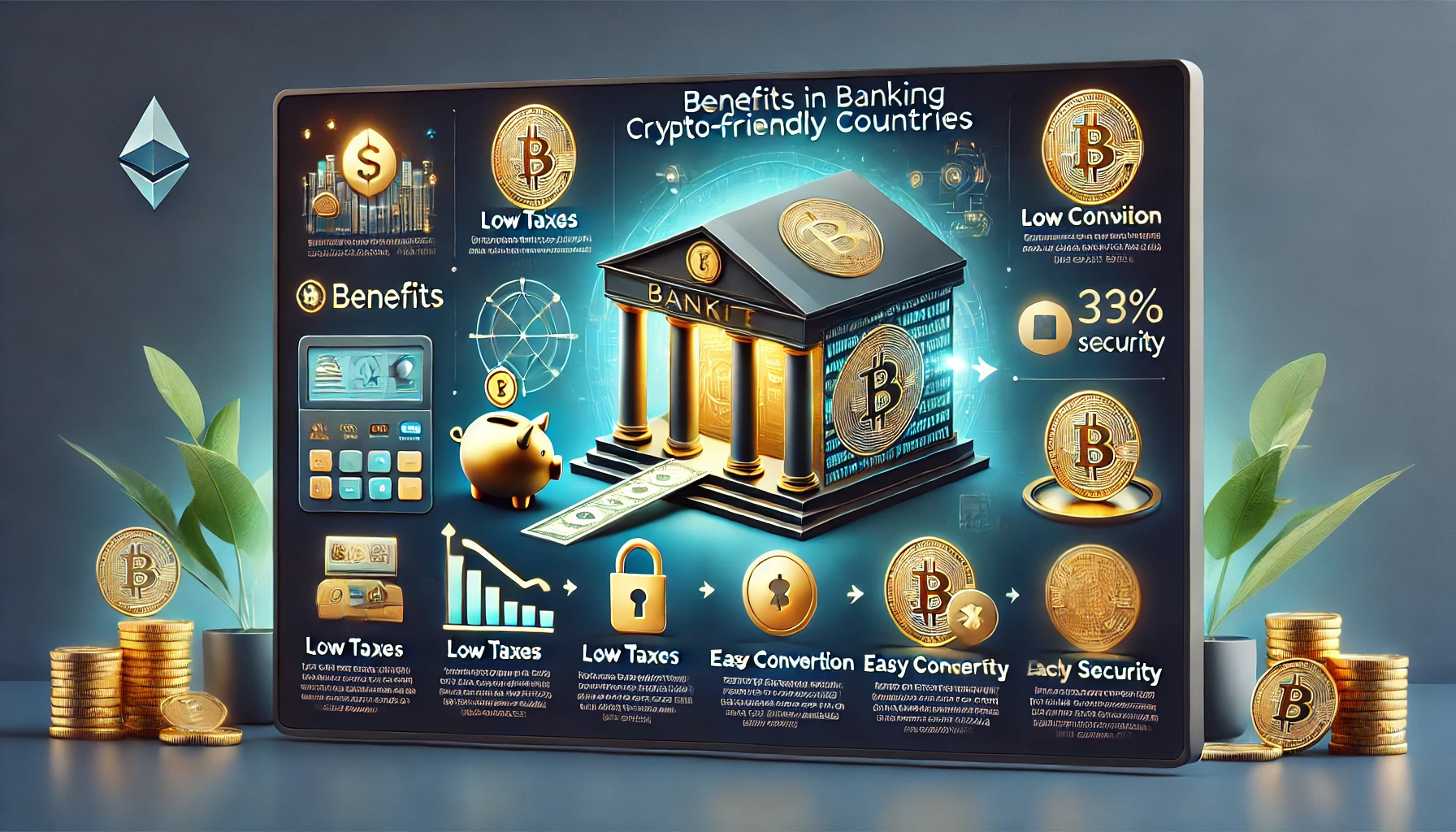 Benefits of banking in crypto friendly countries