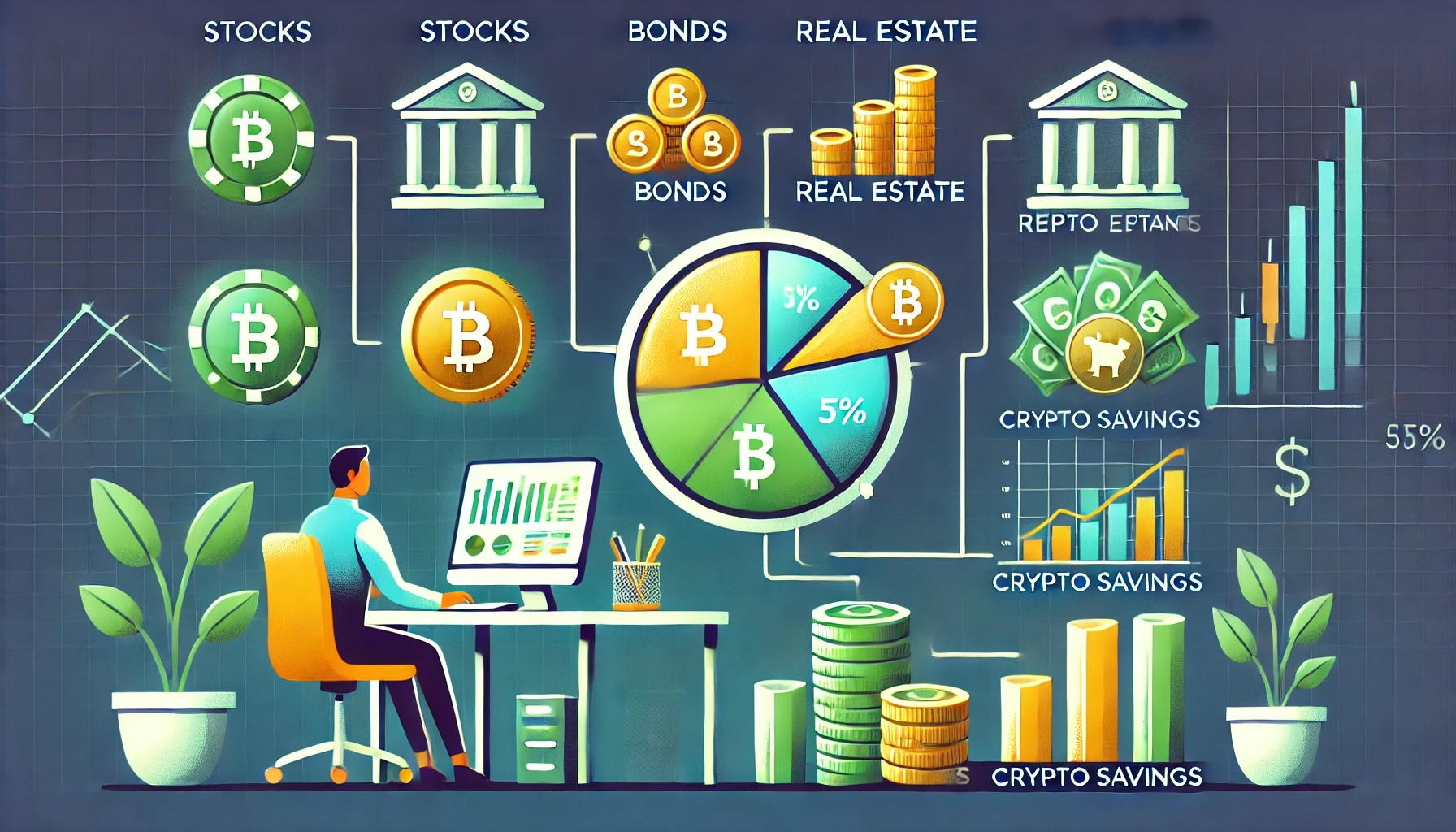 Crypto savings platforms with investment strategy