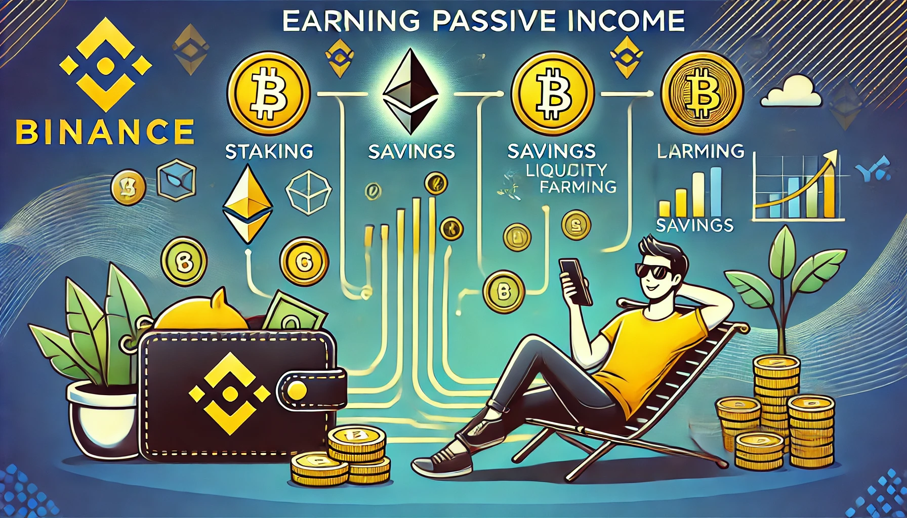 Earn passive income with binance