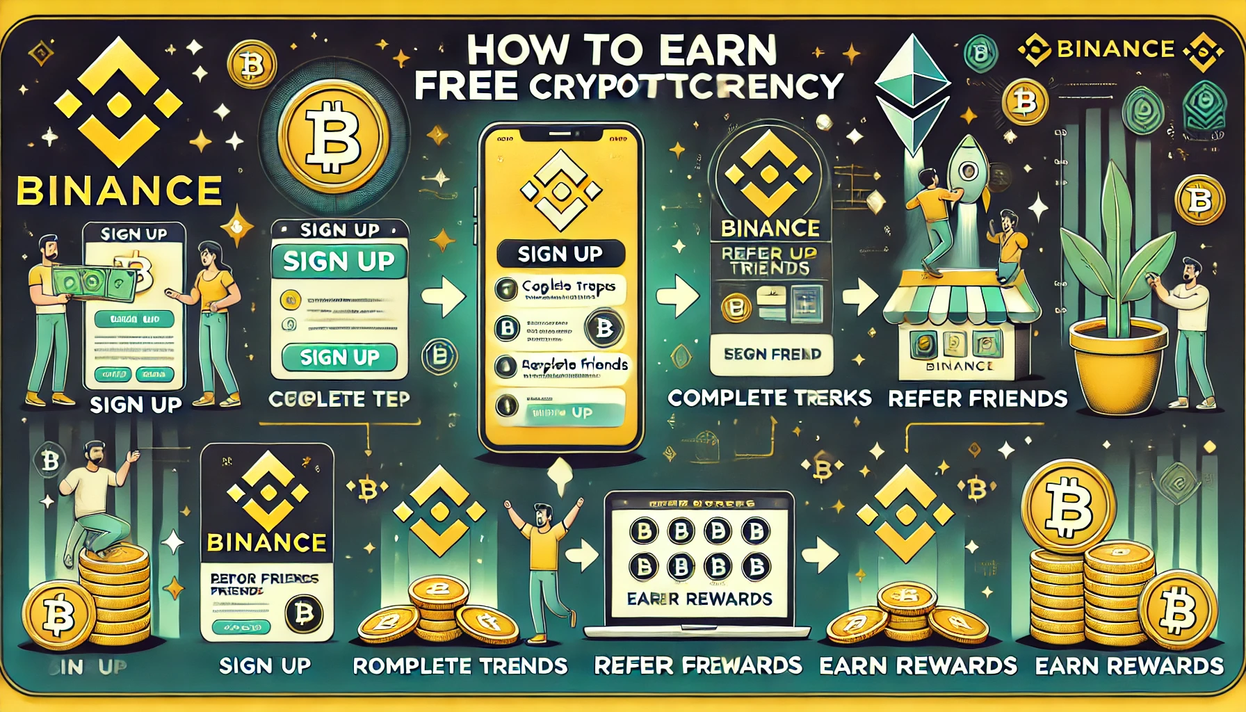 Earn free cryptocurrency with binance