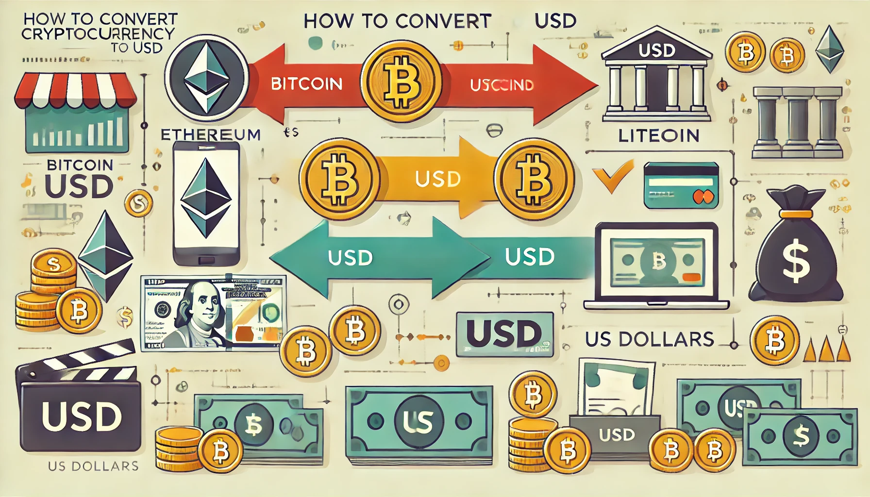 Convert cryptocurrency to usd