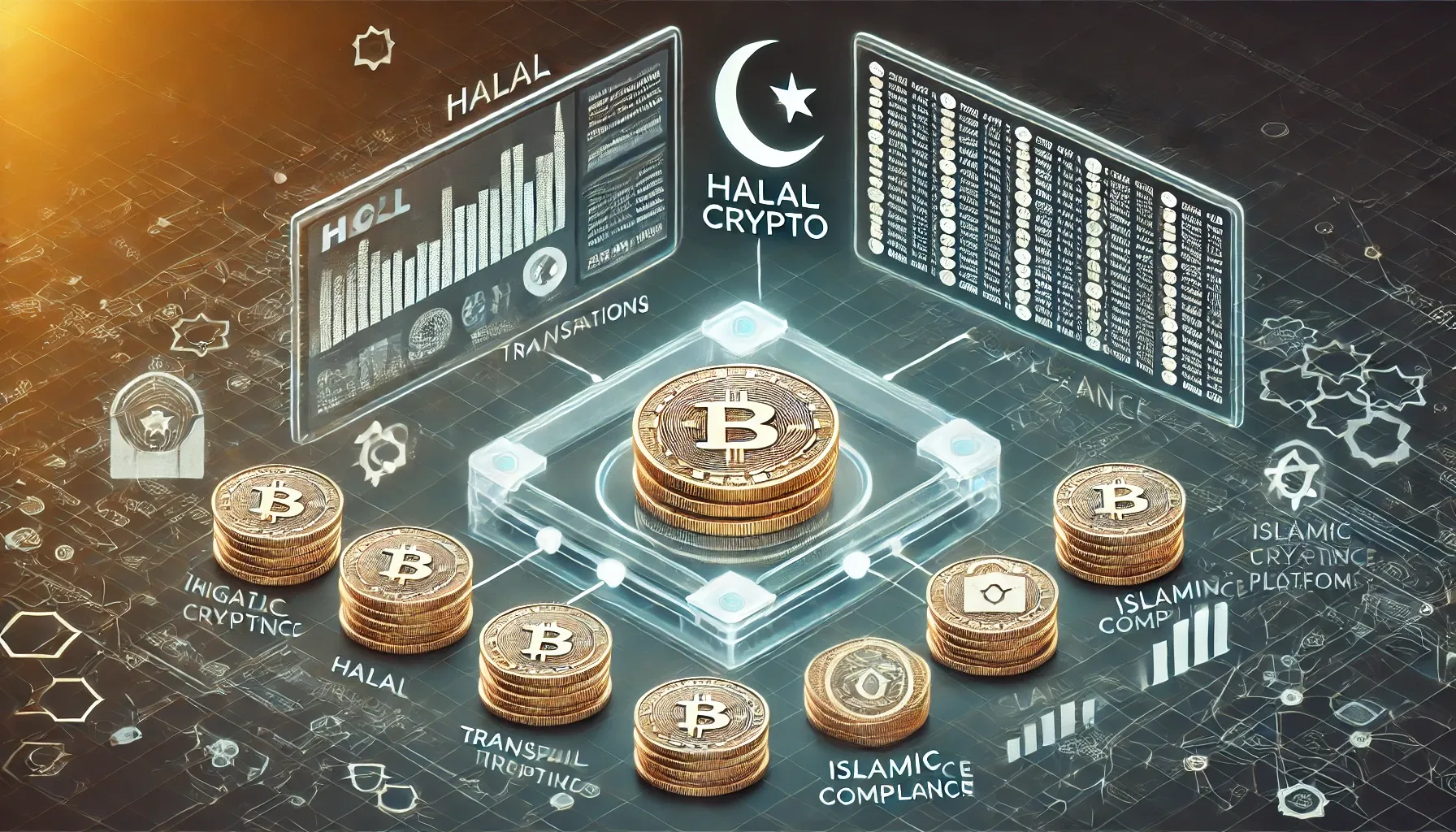 Transactions on halal crypto platforms