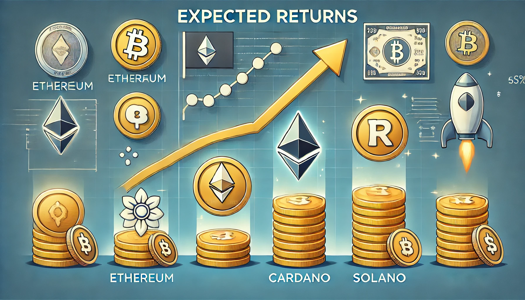 What are the expected returns from crypto staking platforms