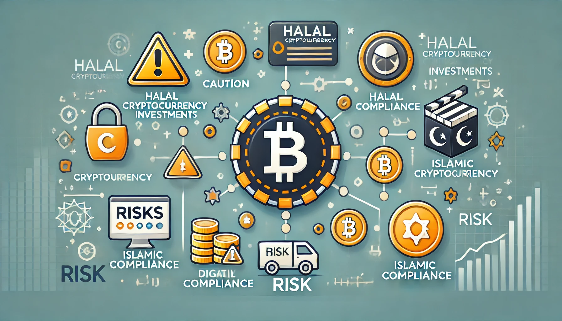 Are the risks associated with halal cryptocurrency investments