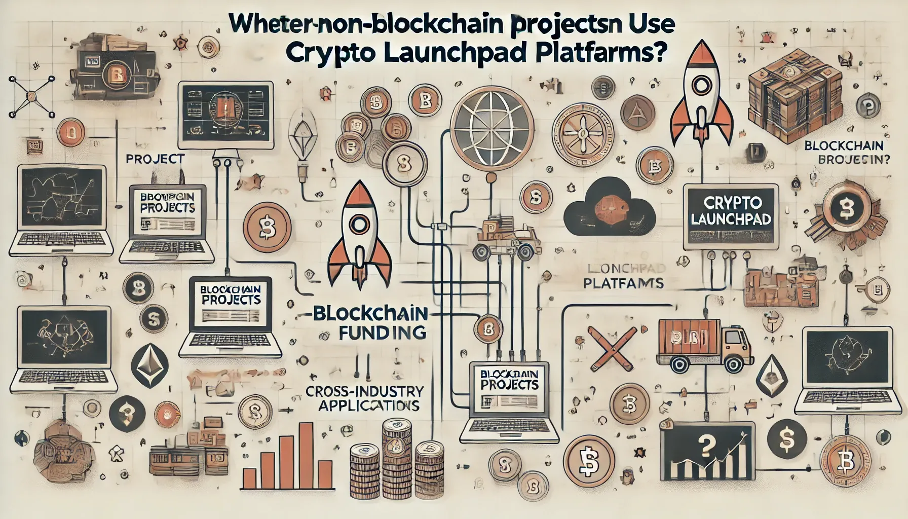 Can non-blockchain projects use crypto launchpad platforms